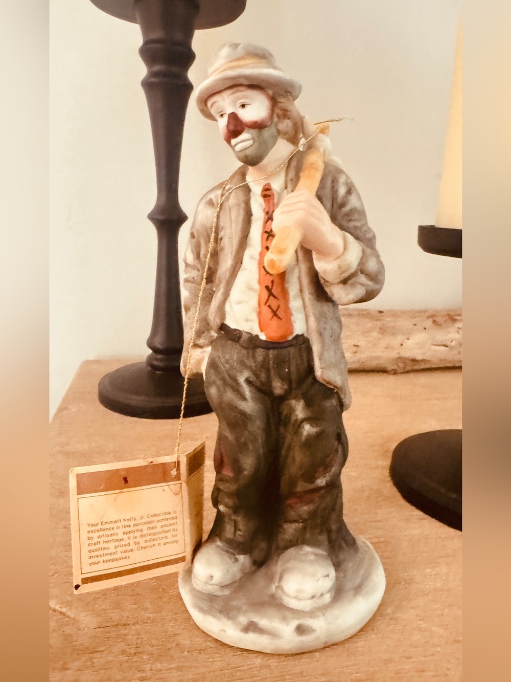 official Emmett Kelly Jr. Collection piece made by Flambro Imports.